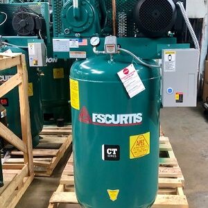 FS-Curtis CT7.5 7.5hp 2-Stage 80-Gallon Vertical Air Compressor Unit FCT07C75V8S-A3L1XX