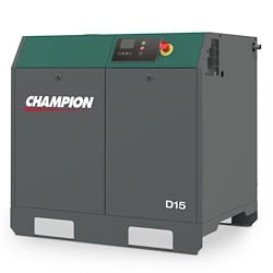 Champion D20 20HP Base Mounted Rotary Screw Air Compressor