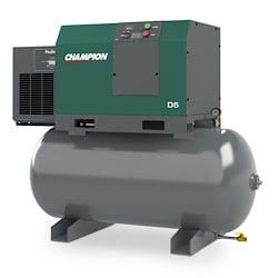 Champion D5 5HP Air System with Dry Tank, Pre-Filter and Refrigerated Dryer