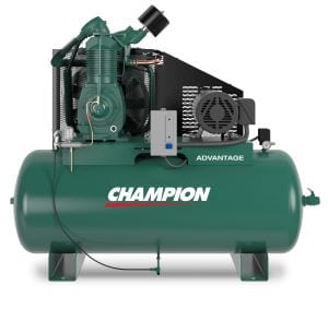Champion HPL15-12 Pressure Lubricated 15HP 120 Gallon Air Compressor Unit