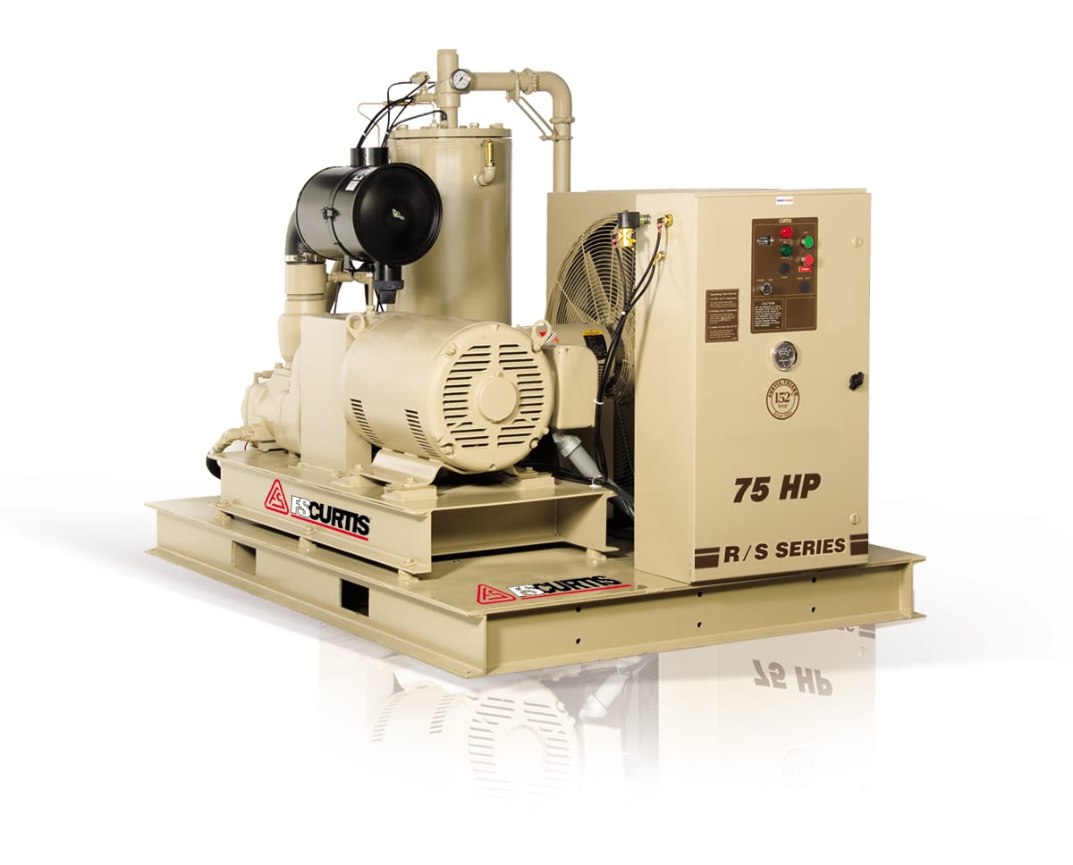 RS100D FSCurtis 100HP Base Mounted Direct Drive Industrial Rotary