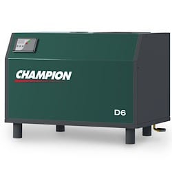 Champion D6 5HP Base Mounted Rotary Screw Air Compressor