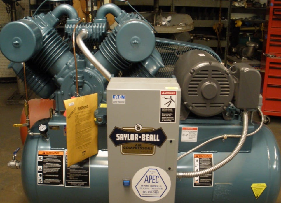 Saylor Beall air compressor from Air Power Equipment OKC