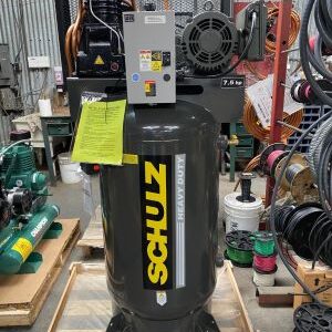 SCHULZ 7.5HP 2-STAGE 80-GALLON 1-PHASE AIR COMPRESSOR