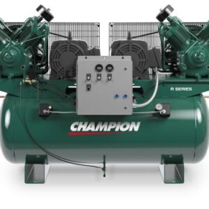 Champion HPL15DF-12 Pressure Lubricated 15HP 120 Gallon Duplex Air Compressor Unit 460v, 3-Phase