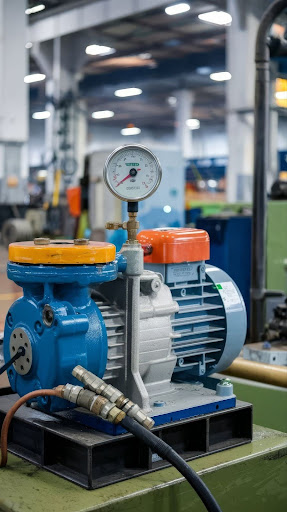 Air compressor maintenance service of industrial equipment