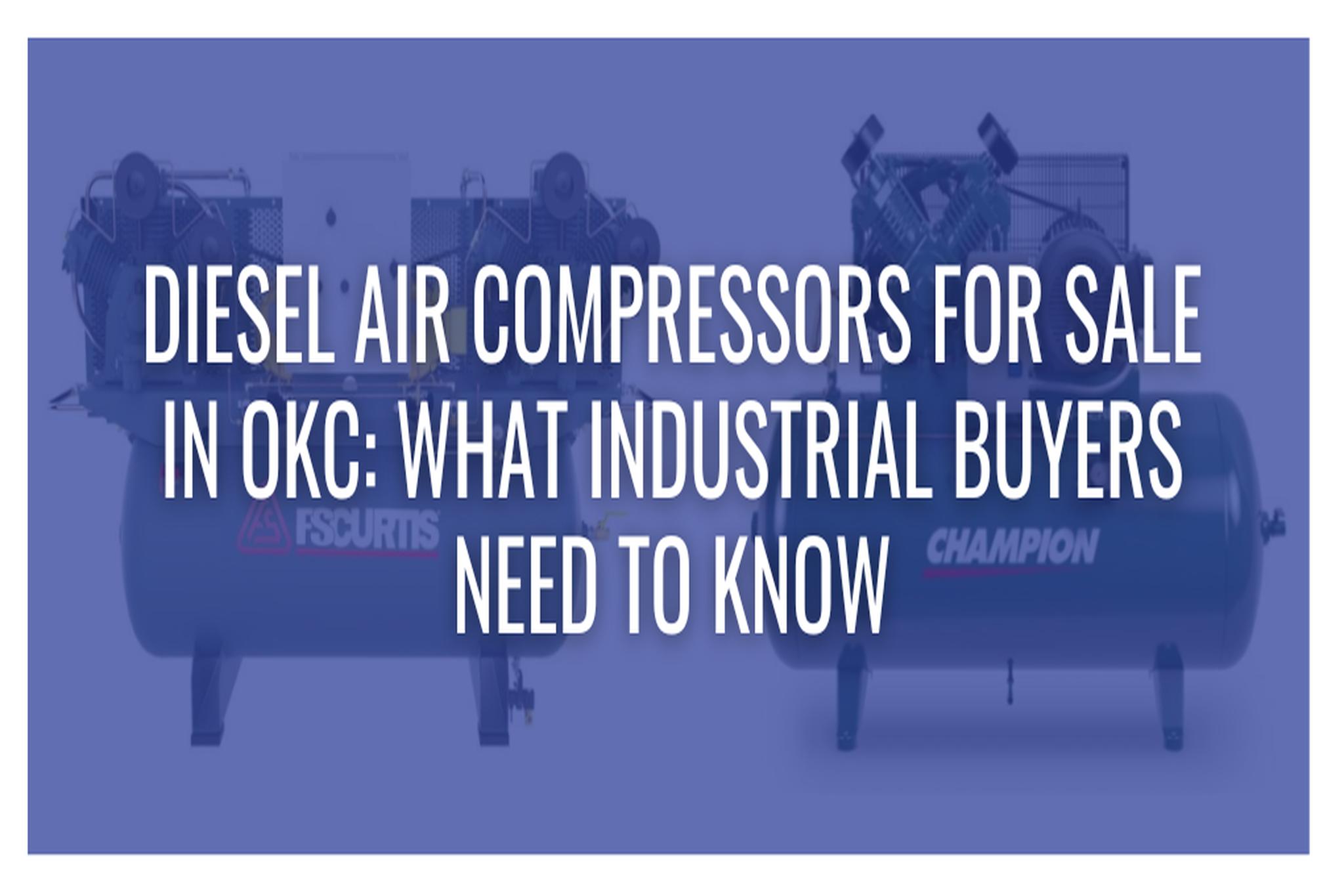 Diesel air compressor for sale in Oklahoma City