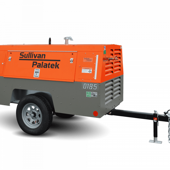 Sullivan-Palatek D185 towable diesel air compressor for sale in Oklahoma City