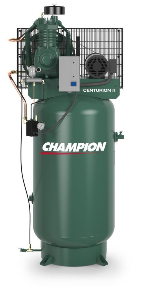 Champion VRV5-8 two-stage reciprocating air compressor available at APEC in Oklahoma City